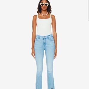 MOTHER Light Blue Flare Jeans